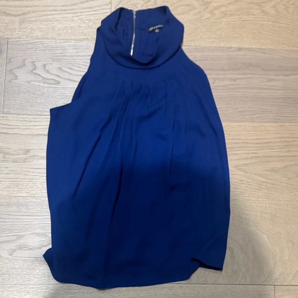 Shinestar Cobalt Blue Sleeveless Top